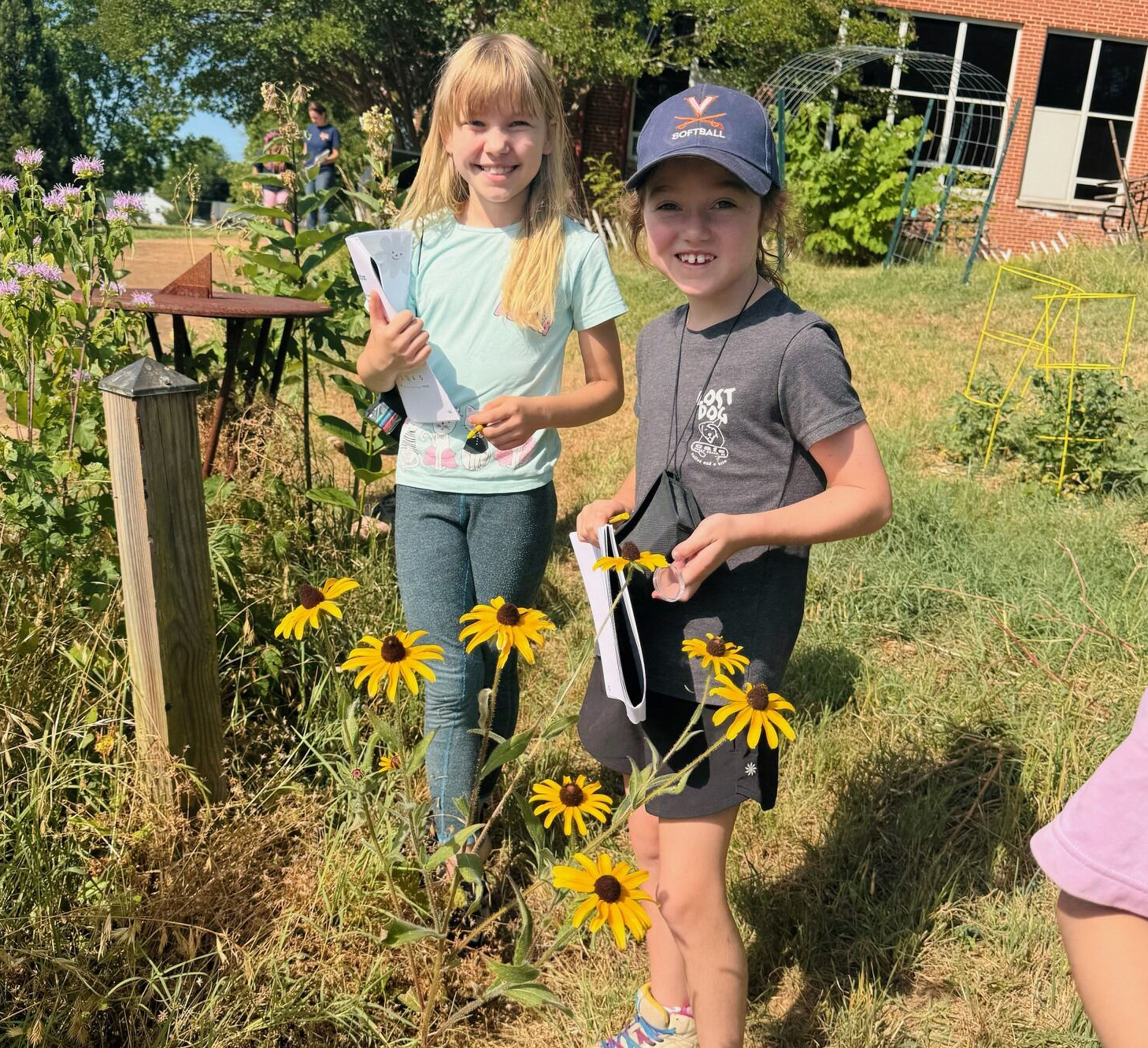 Two girls at Camp Wildrock 