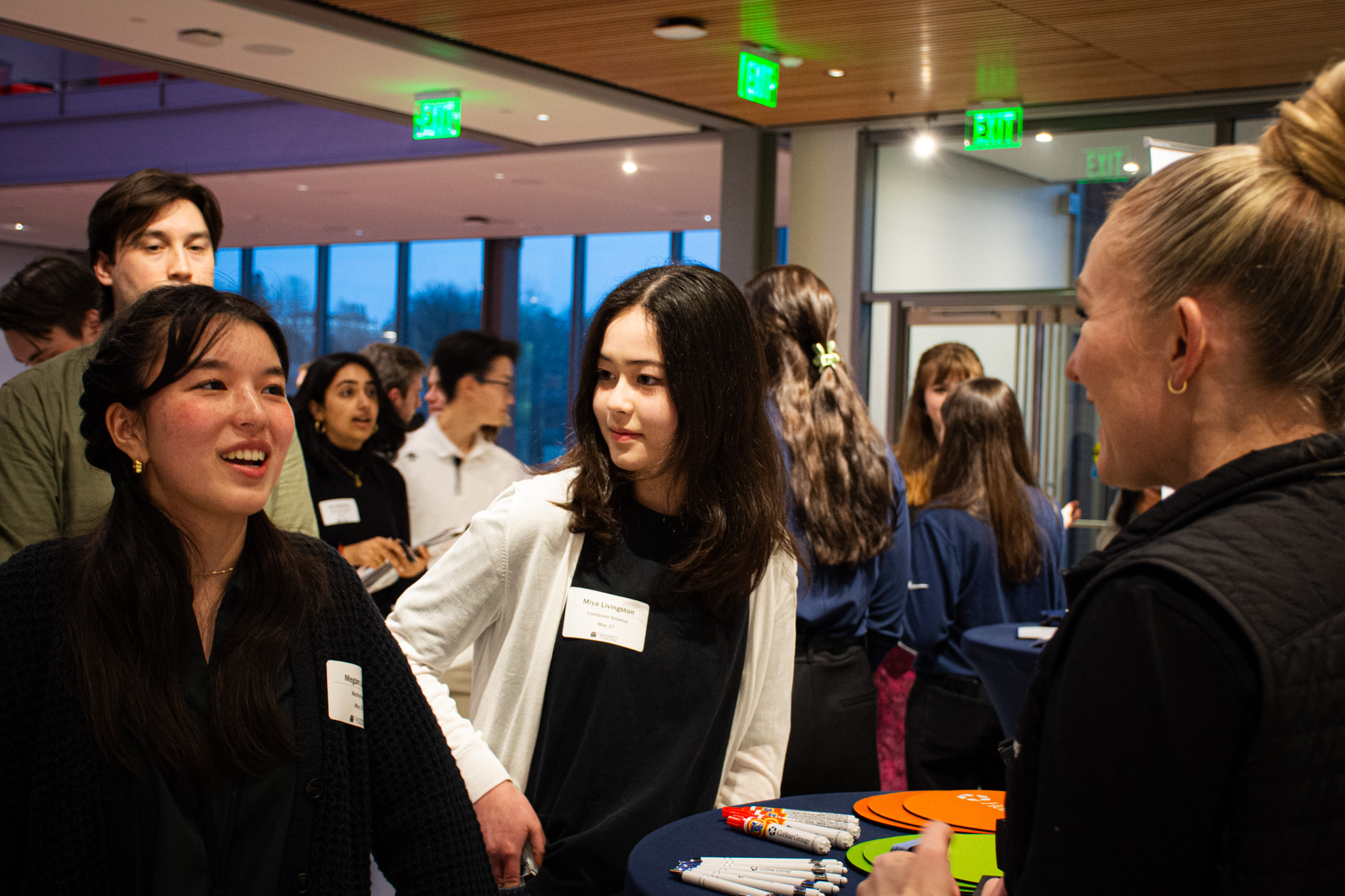 Photo of students in attendance at the Spring 2025 Data Science and Analytics Night.