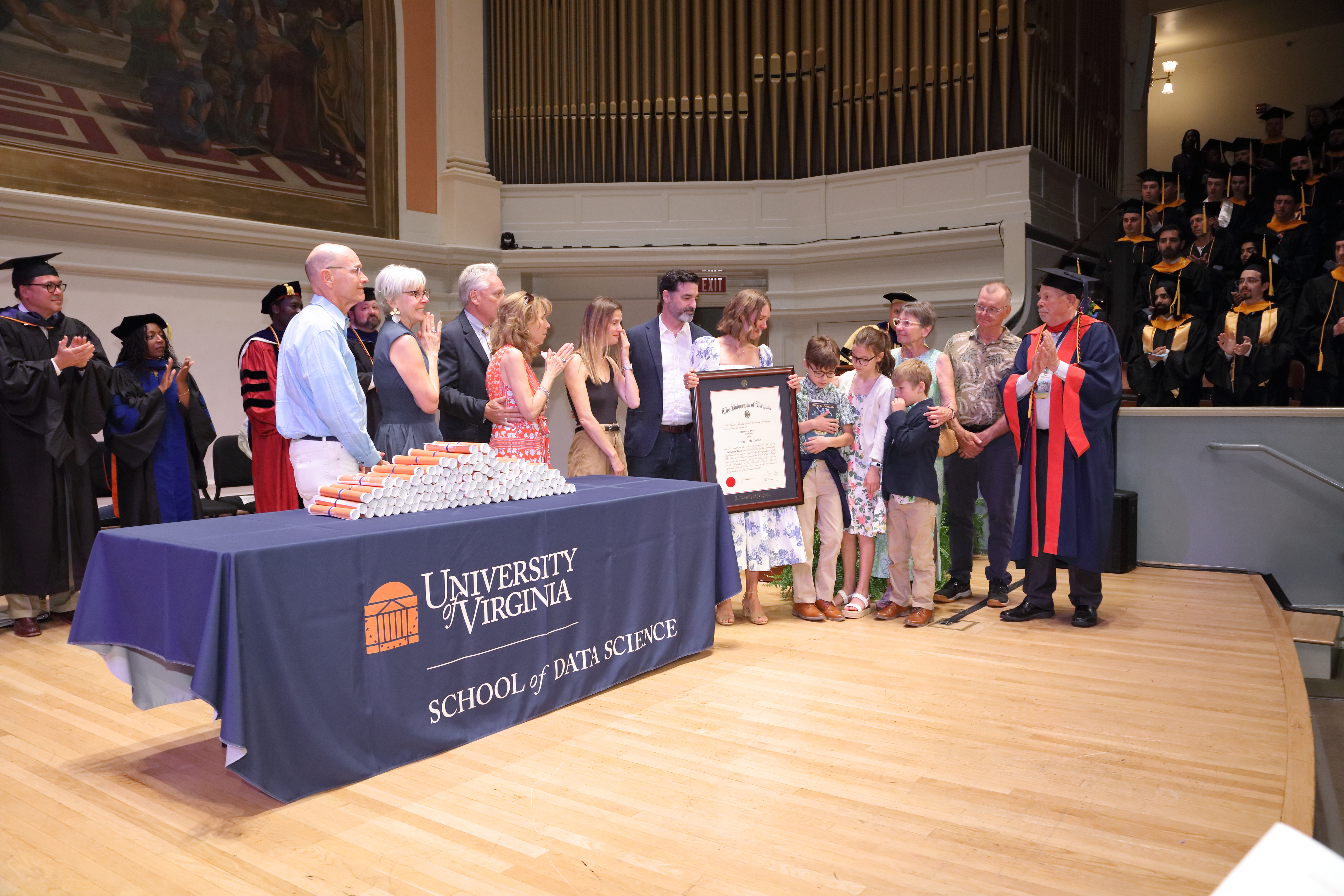 Michael Macfarlan posthumous degree given to family