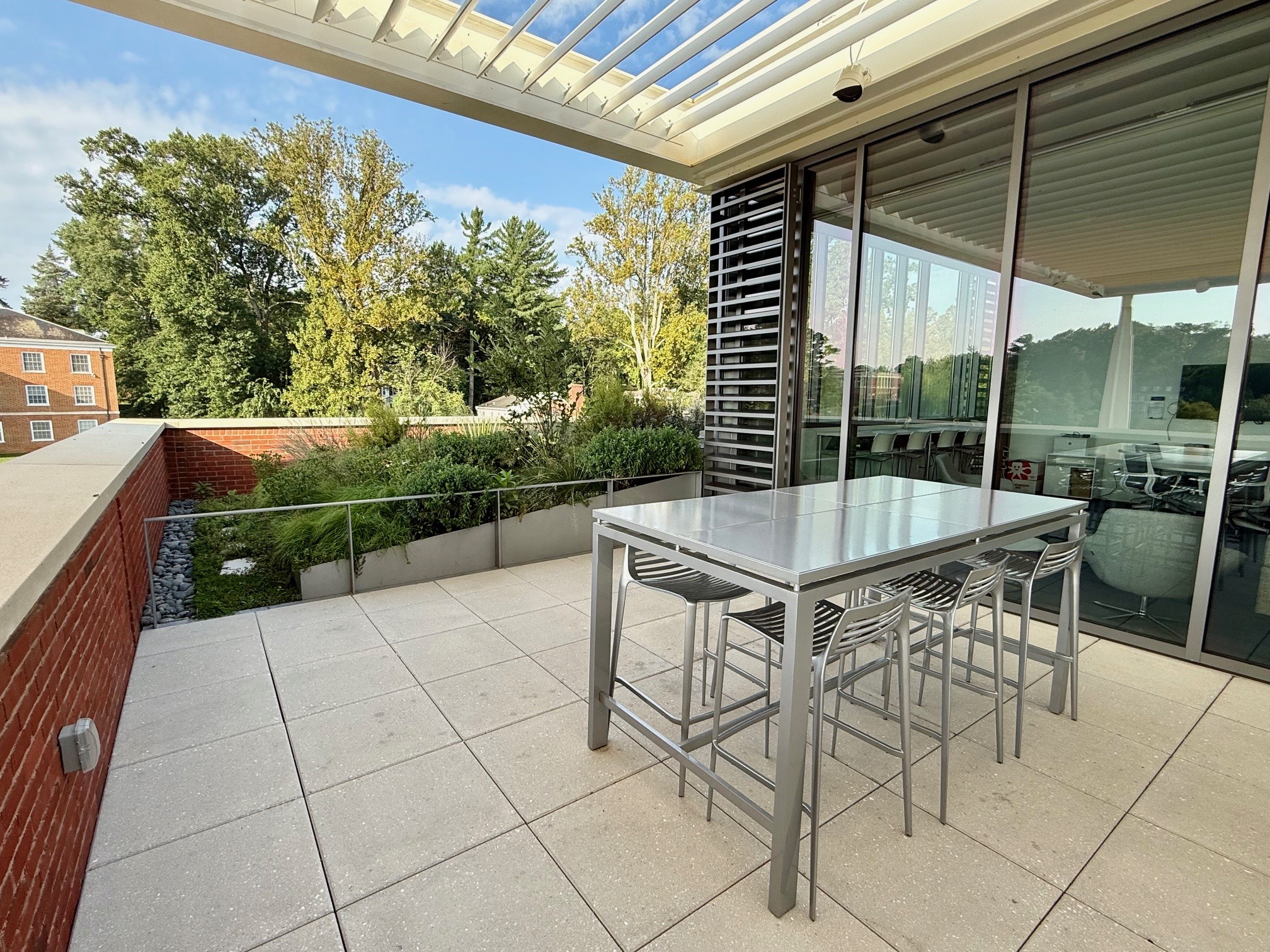 Fourth Floor Terrace Corner and Rooftop Garden