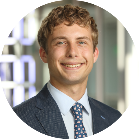 UVA Data Science MSDS student Finn Mokrzycki professional headshot circle crop