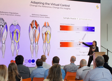 Olivia DuCharme presented Springbok's MRI-based imaging technology.