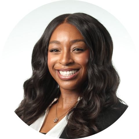 UVA Data Science MSDS online student Jasmine Waller professional headshot circle crop