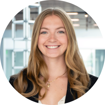 UVA Data Science BSDS student ambassador Audrey Stelle professional headshot circle crop