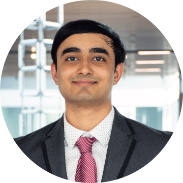 UVA Data Science BSDS student ambassador Rudra Dave professional headshot circle crop