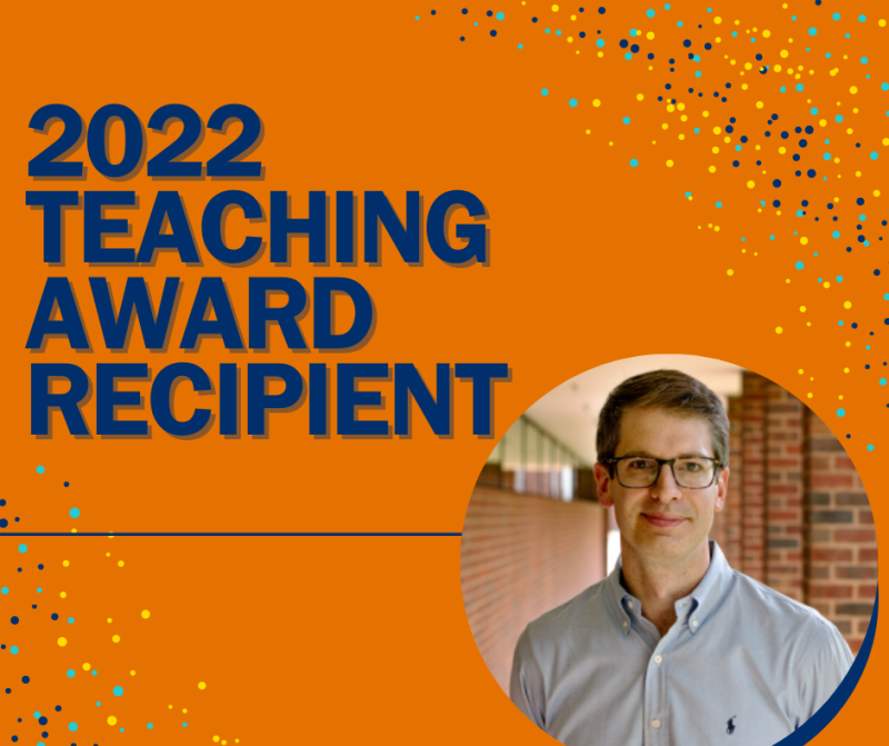 Brian Wright wins 2022 Teaching Award 