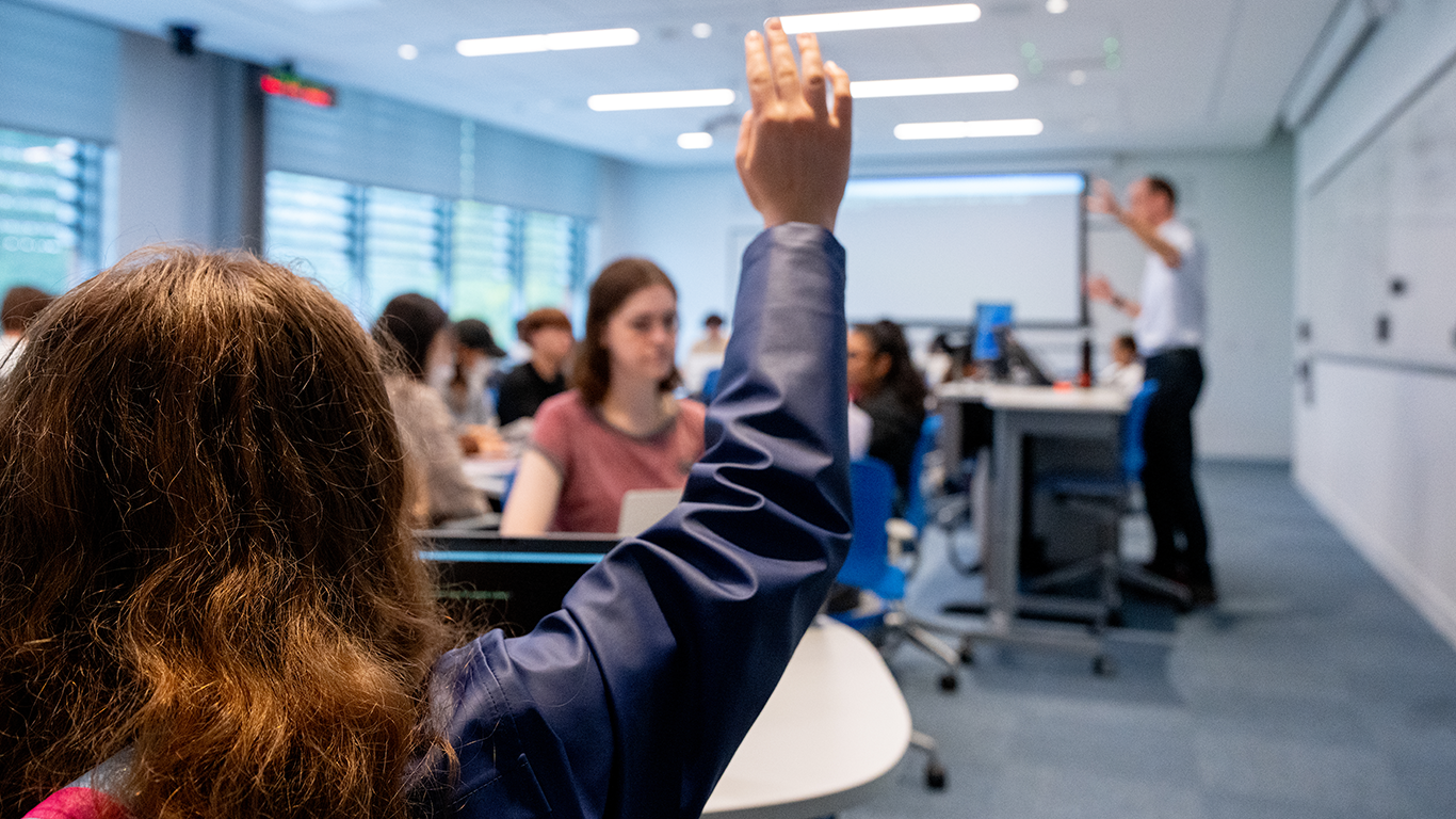 UVA Data Science classroom with students