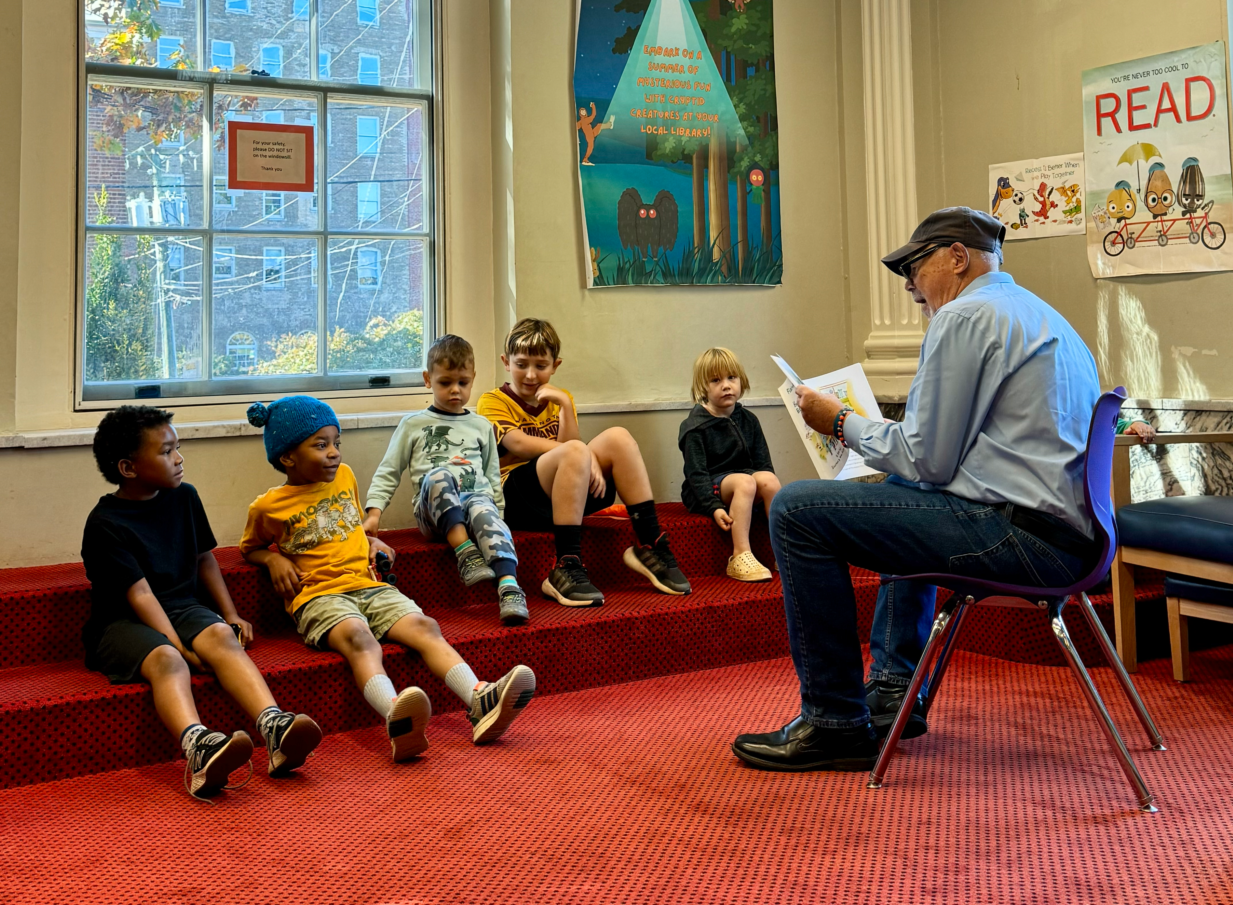 STEM Storytime Phil Bourne at JMLA