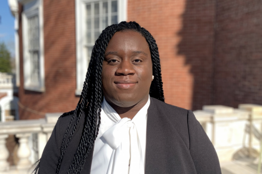 Angela Boakye Danquah (M.S. in Data Science '22) is the first recipient of the Graduate Fellowship for Inclusive Excellence