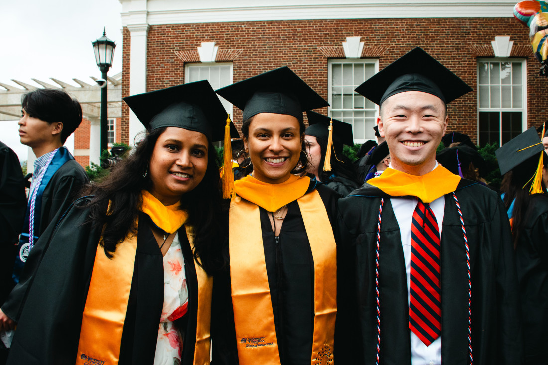 Three Data Science graduates celebrate at 2024 ceremony at UVA
