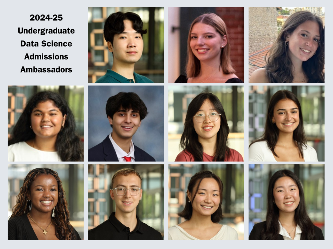 2024-25 undergraduate data science admissions ambassadors