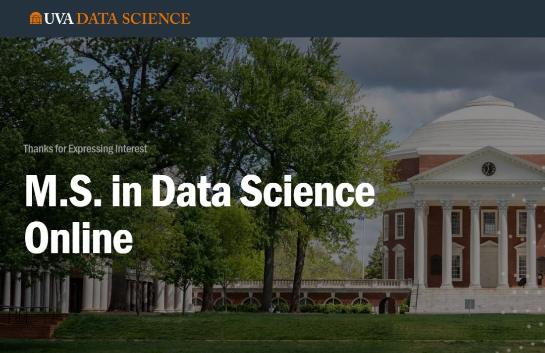 uva online master's in data science