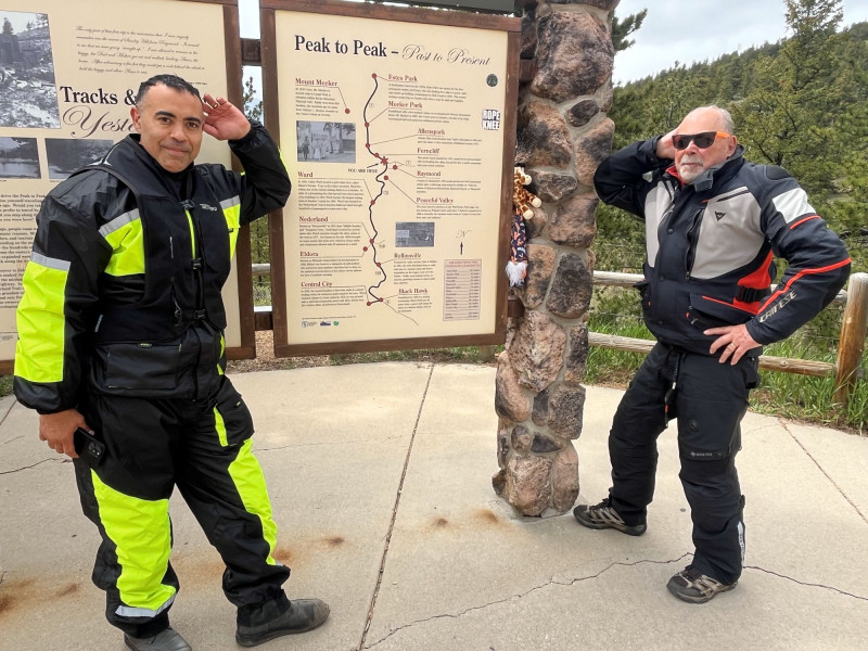 Ian Solomon and Phil Bourne bike trip in the Rockies