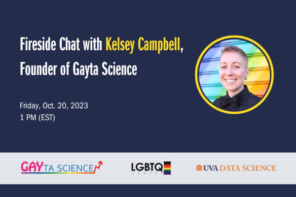 Fireside Chat In-Person Event with Kelsey Campbell, founder of Gayta Science