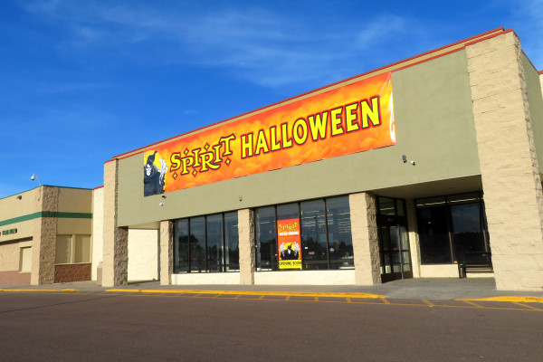 Spirit Halloween stores like this show up each fall. 