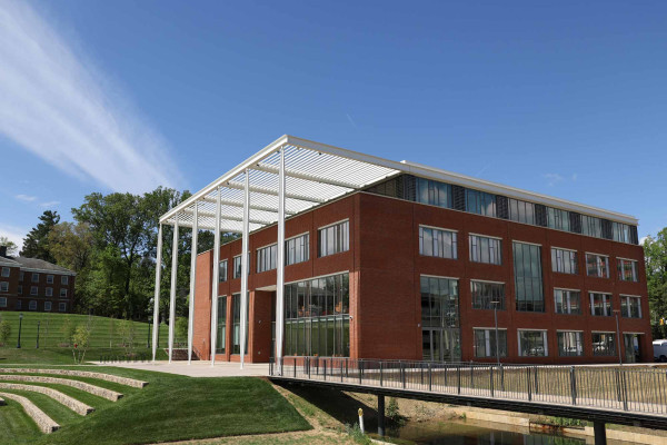 Data Science building at 1919 Ivy Rd. with view from the north