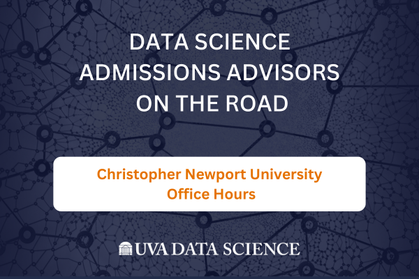 Admissions Advisors on the Road: Christopher Newport Office Hours