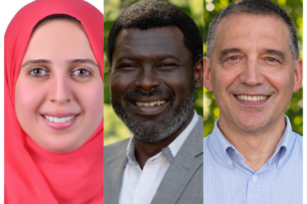 Mai Dahshan, Prince Afriyie and Gianluca Guadagni